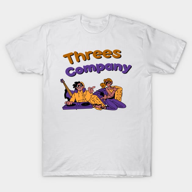 Threes Company - Best Vintage 90s T-Shirt by 2 putt duds